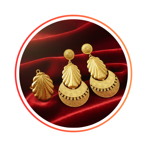 PCNIHINI Earrings - Gold Colour main image 0