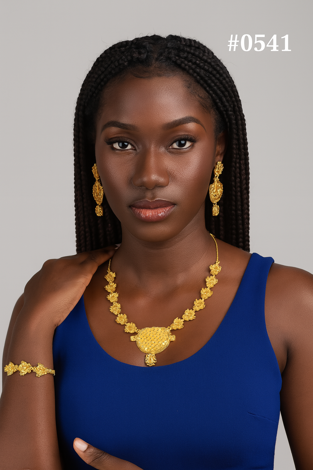 PMJ Indian Fancy Gold Look Beautiful Necklace Kris Jenner Hollywood Movie Style Junk Jewelry Sale MODEL : 541