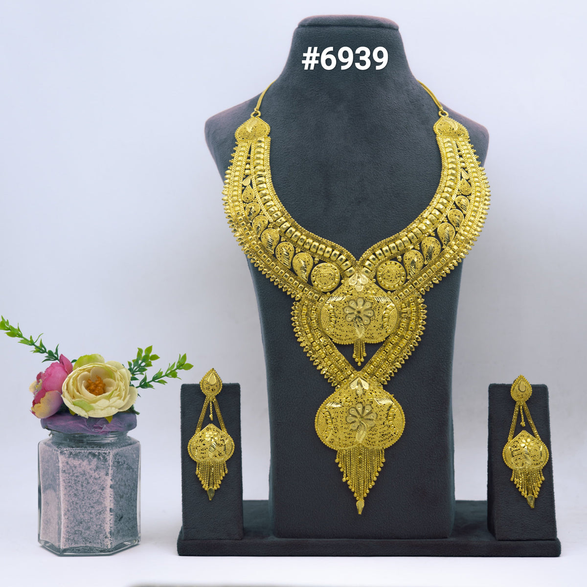 Gold Plated Long Necklaces, PMJ Model No : 6939