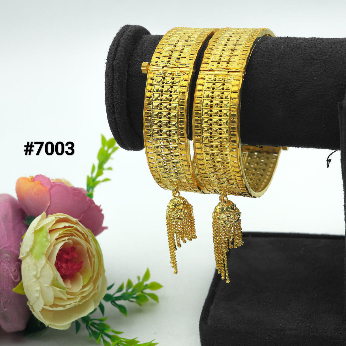 Gold Plated Jewellery, Bangles PMJ Model No : 7003
