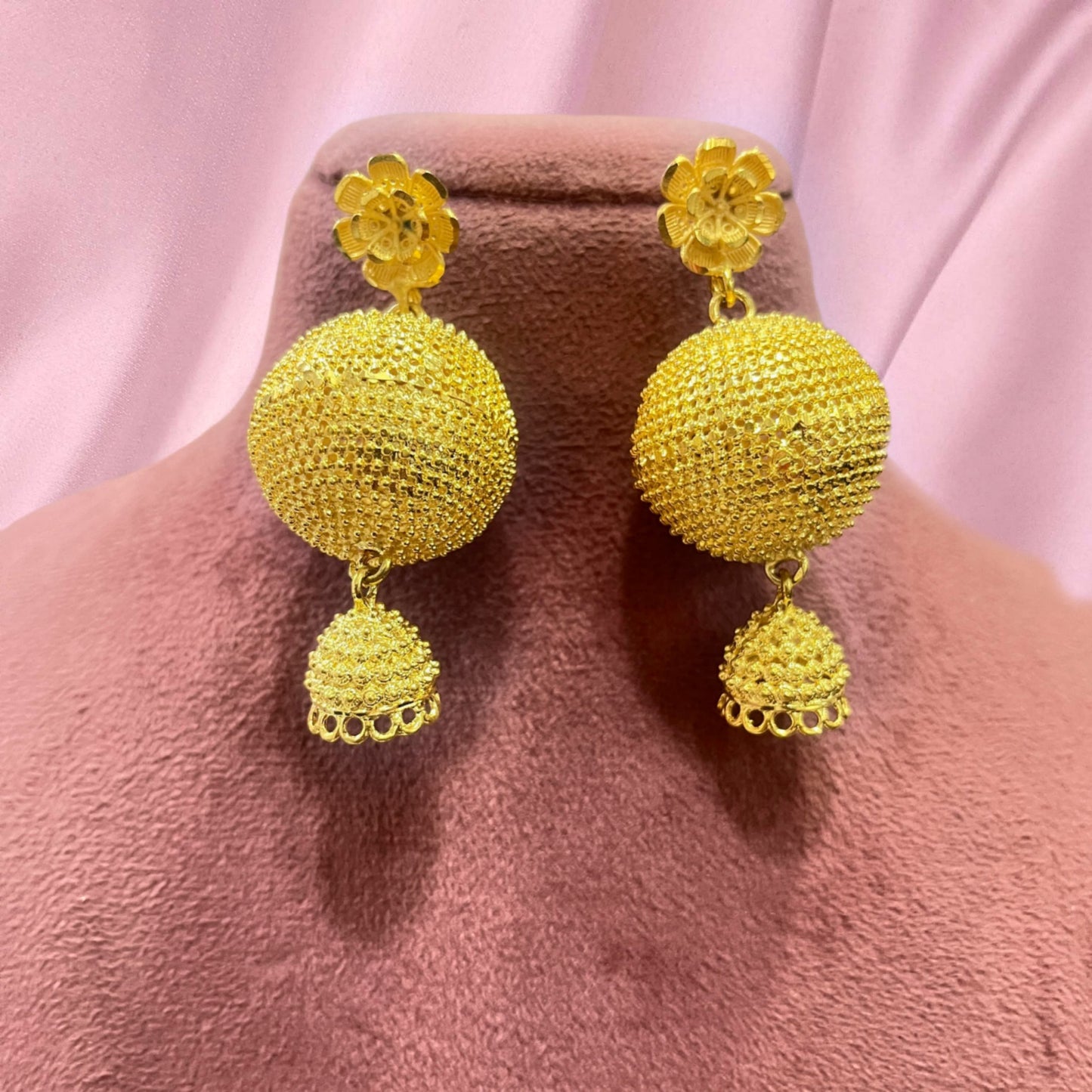 1 Gram Gold Plated Exciting Design High-Quality Long Necklace For Womens:7004