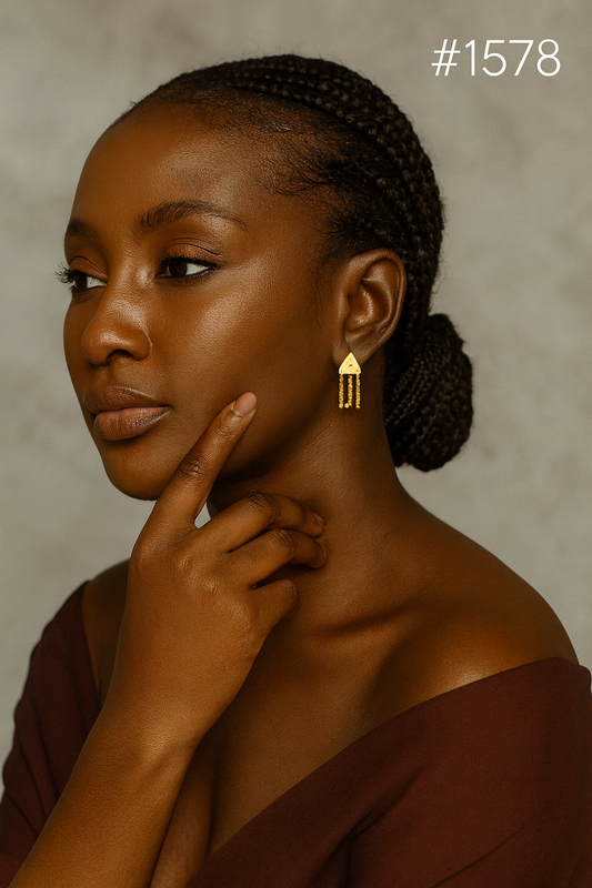 PMJ Exclusive Gold Plated Beautiful Earrings Set Junk Jewelry Sale MODEL : 1578