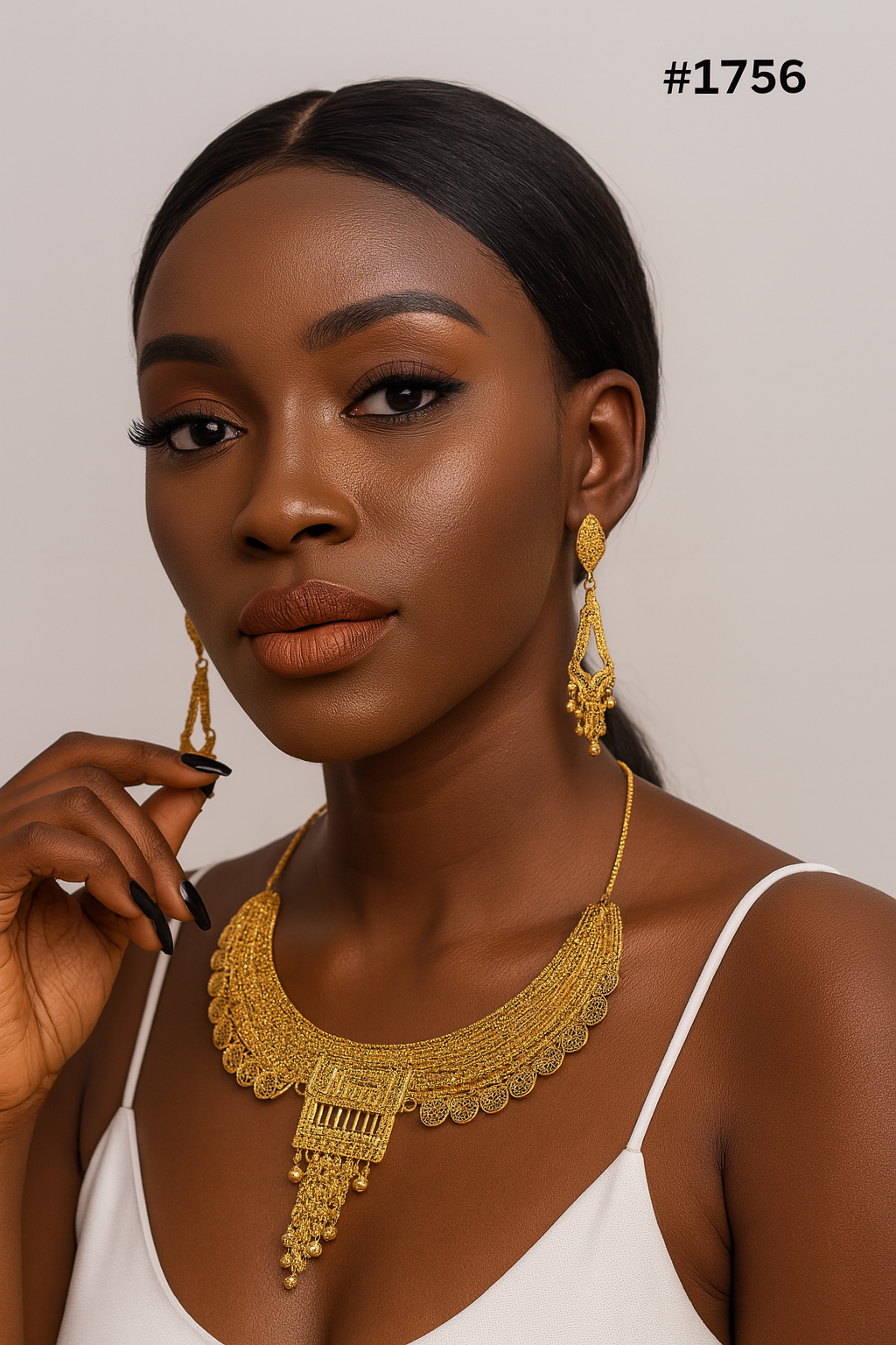 Hand Made Jewelry Shot Necklace Set, PMJ Model No: 1756