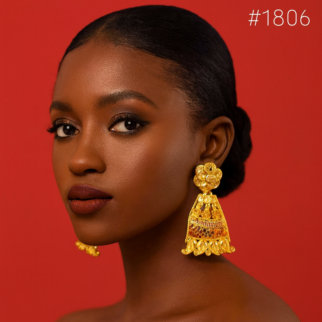 Gold Plated Beautiful Stylish Earrings MODEL : 1806