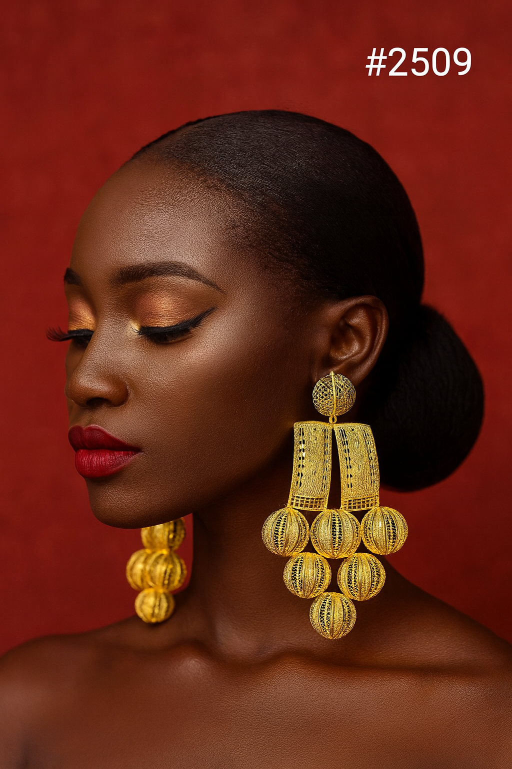 Gold Plated Beautiful Stylish Earrings MODEL : 2509