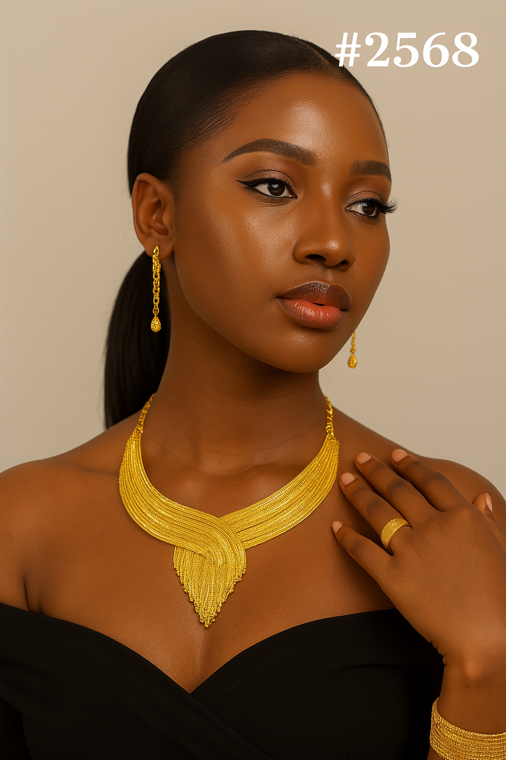 Hand Made Jewelry Shot Necklace Set, PMJ Model No: 2568