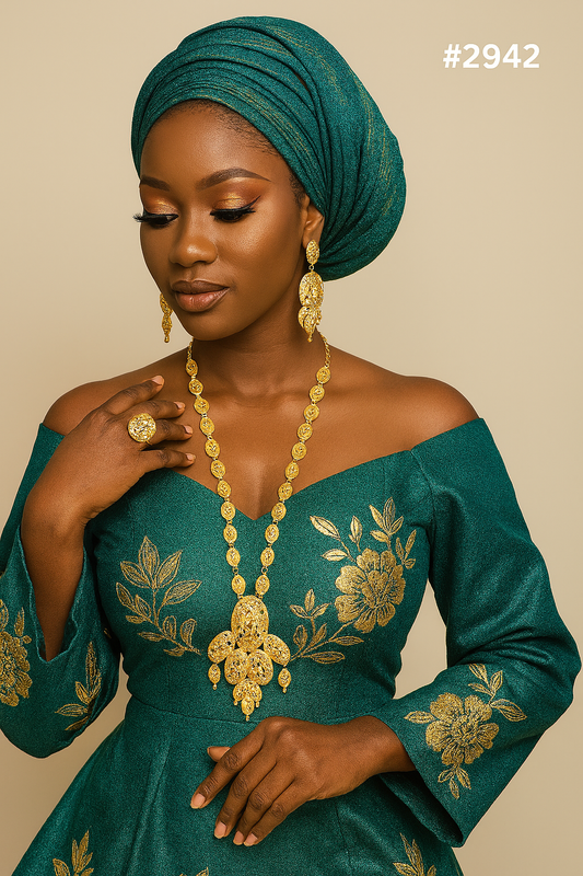 Designer Hand Made Jewelry Long Necklace Set, PMJ Model No: 2942