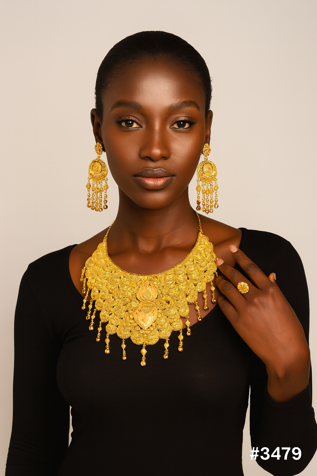 Hand Made Jewelry Shot Necklace Set, PMJ Model No: 3479