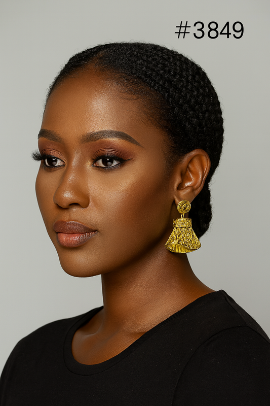 Gold Plated Designer Earrings, PMJ Model No: 3849