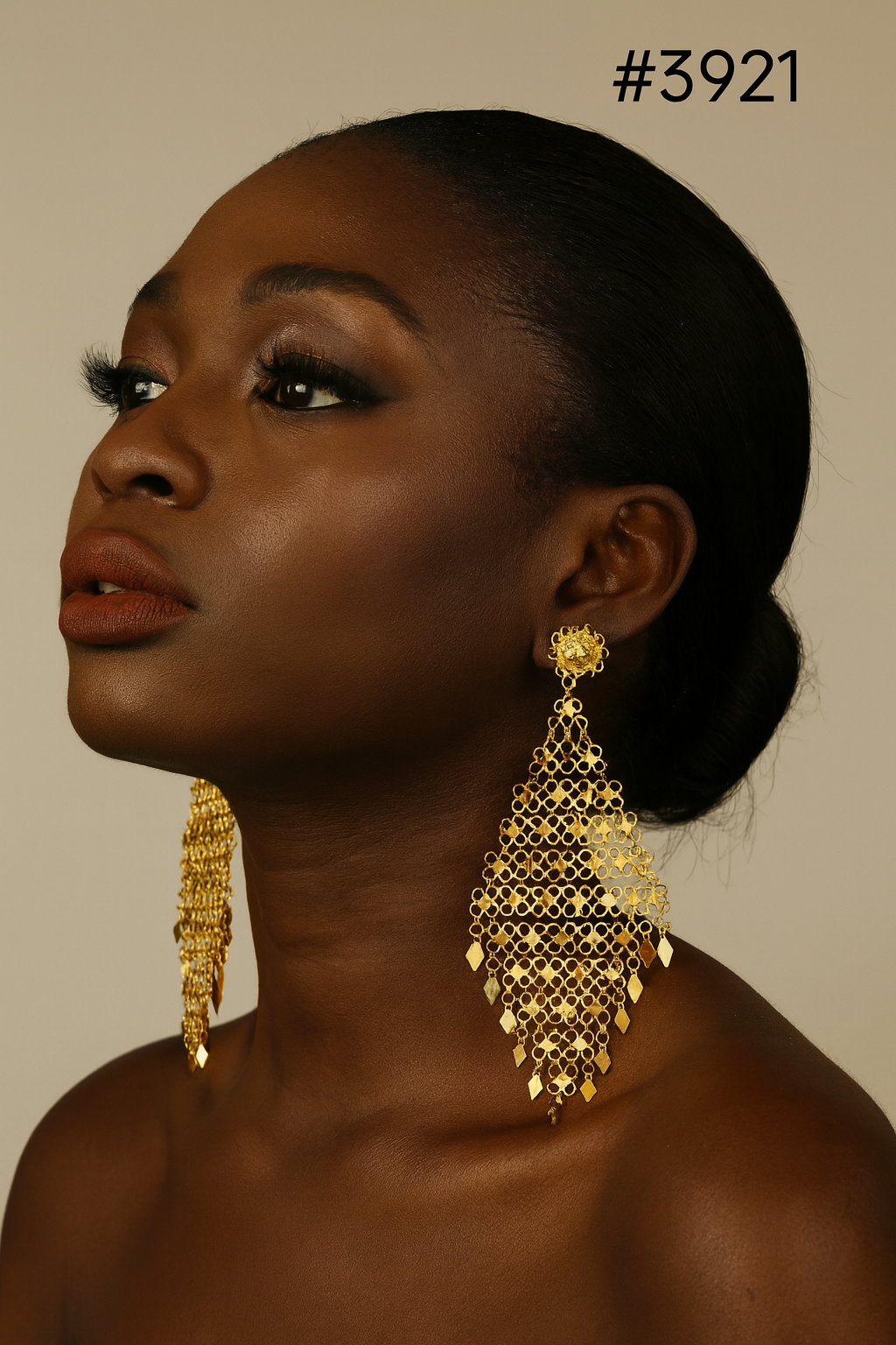 Gold Plated Designer Earrings, PMJ Model No: 3921