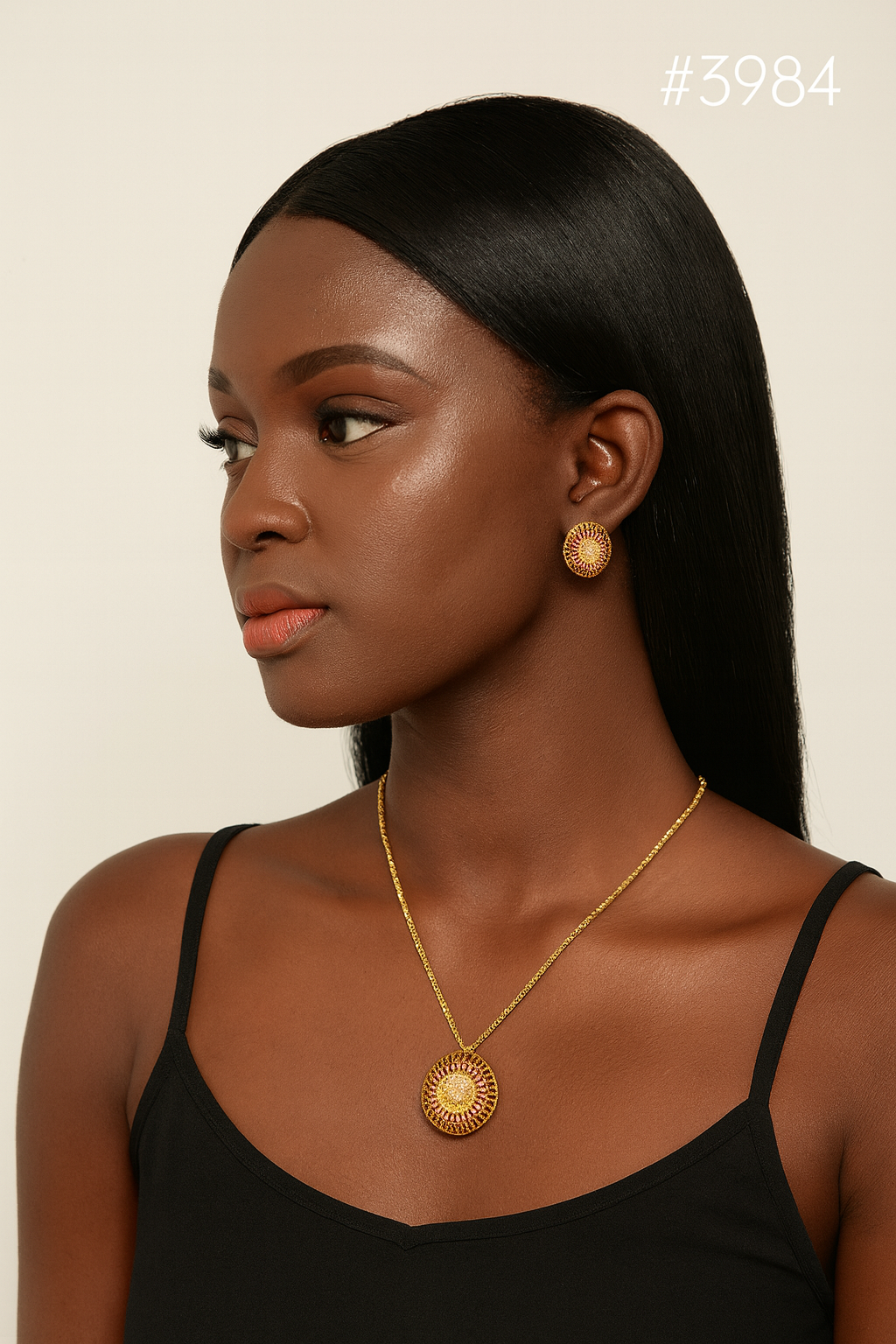 Gold Plated Pendant, PMJ Model No: 3984