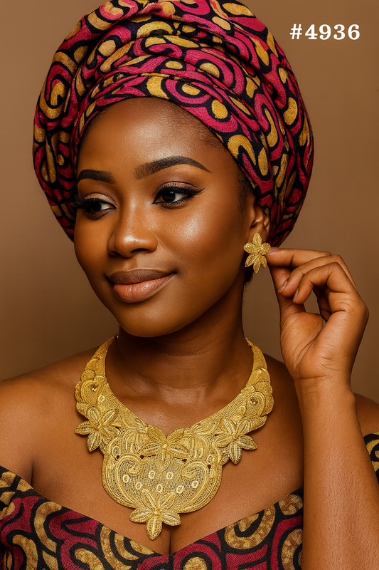 Gold Plated Bridal Short Necklace Set, PMJ Model No: 4936