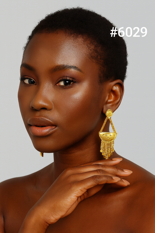 Exclusive Designer Gold Plated Earrings, PMJ Model No: 6029