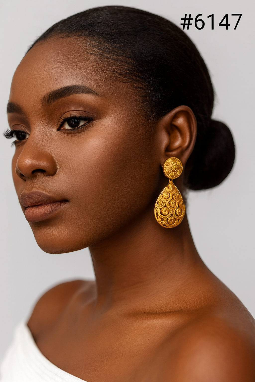 Exclusive Designer Gold Plated Earrings, PMJ Model No: 6147