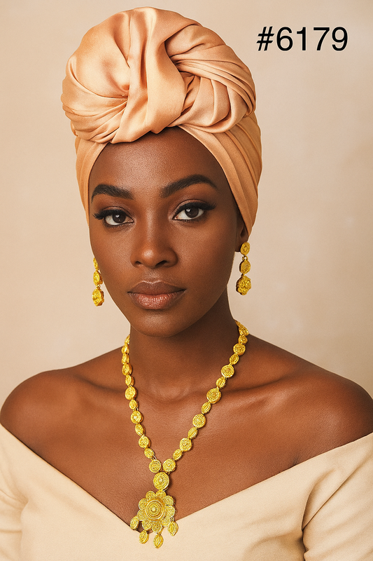 Gold Plated Long Necklace Set, PMJ Model No: 6179