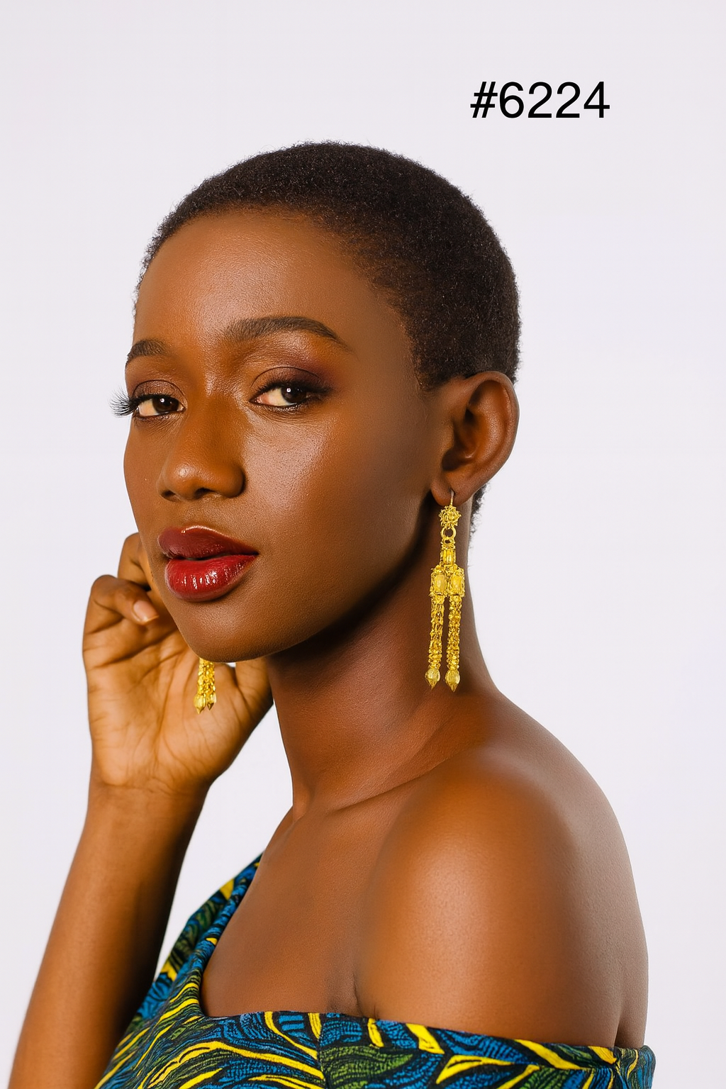 Exclusive Designer Gold Plated Earrings, PMJ Model No: 6224