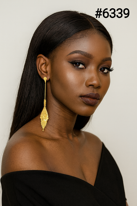 Exclusive Designer Gold Plated Earrings, PMJ Model No: 6339