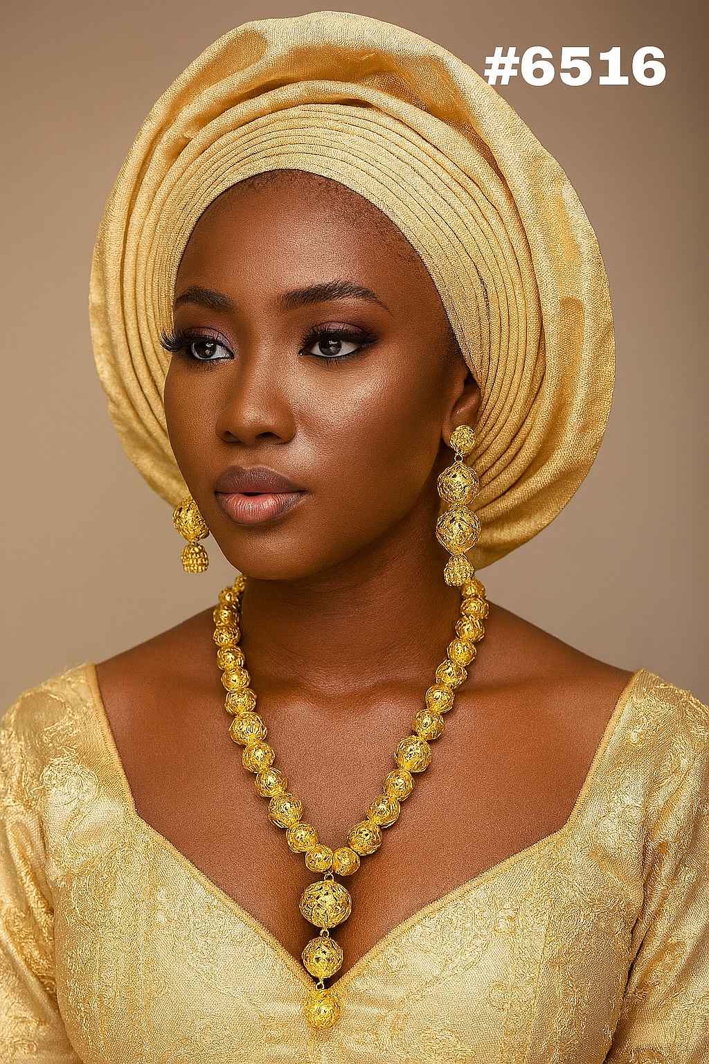 Exclusive Gold Plated Long Necklaces Set, PMJ Model No: 6516