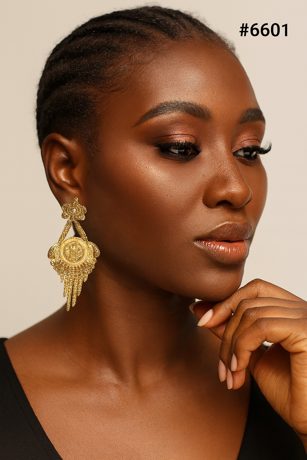 Gold Plated Designer Earrings, PMJ Model No: 6601