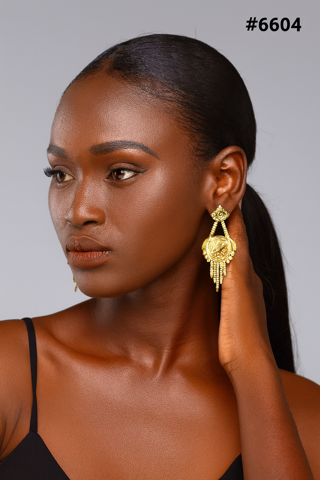 Gold Plated Designer Earrings, PMJ Model No: 6604