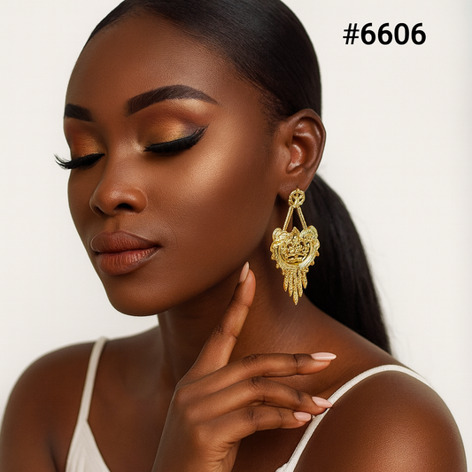 Gold Plated Designer Earrings, PMJ Model No: 6606