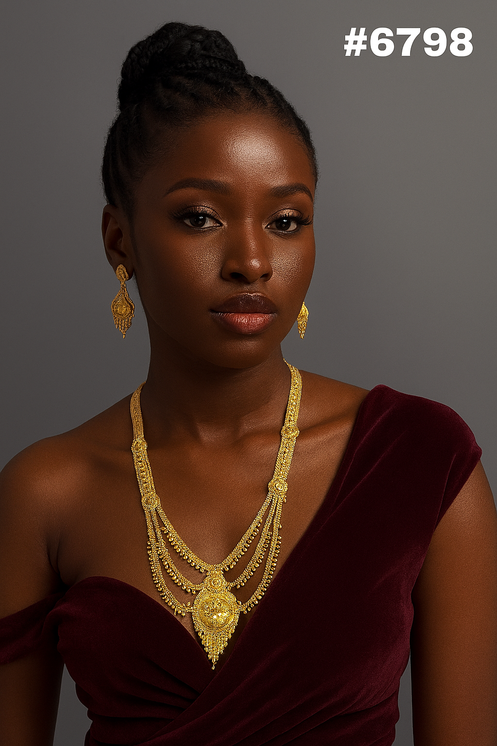 Gold Plated Long Necklaces, PMJ Model No: 6798