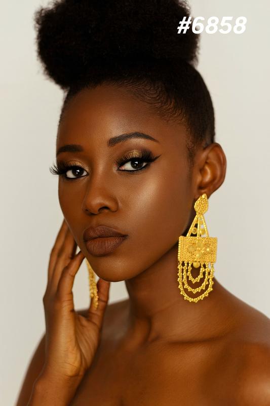 Gold Plated Earings, PMJ Model No: 6858