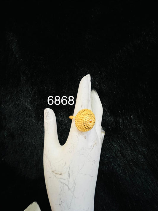 Gold Plated Finger Rings, PMJ Model No: 6868