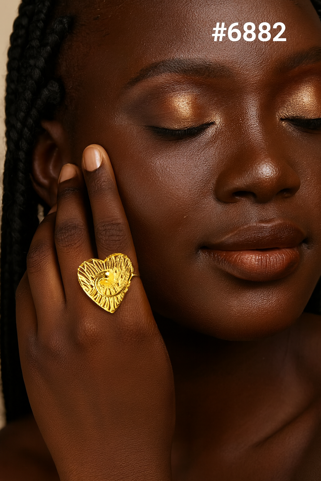 Gold Plated Finger Rings PMJ Model No : 6882