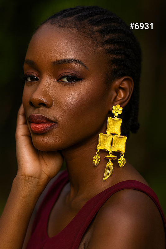 Gold Plated Earings, PMJ Model No : 6931