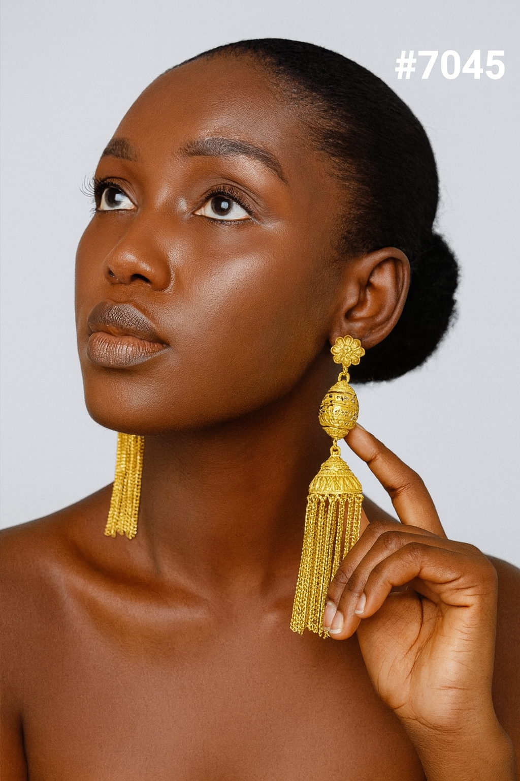 Gold Plated EARRING 1 Gram Gold Plated Jewellery PMJ Model No : 7045