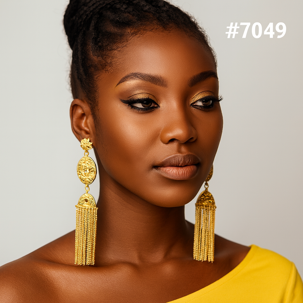 Gold Plated EARRING 1 Gram Gold Plated Jewellery PMJ Model No : 7049