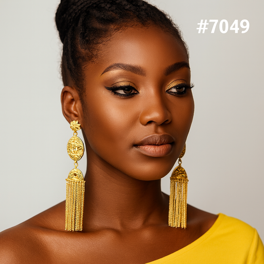 Gold Plated EARRING 1 Gram Gold Plated Jewellery PMJ Model No : 7049