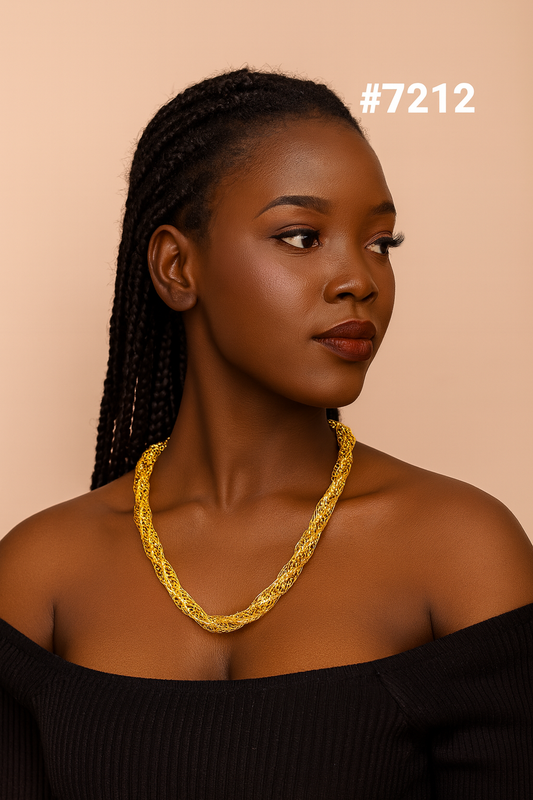 Gold Plated Chain,1 Gram Gold Plated Jewellery PMJ Model No : 7212