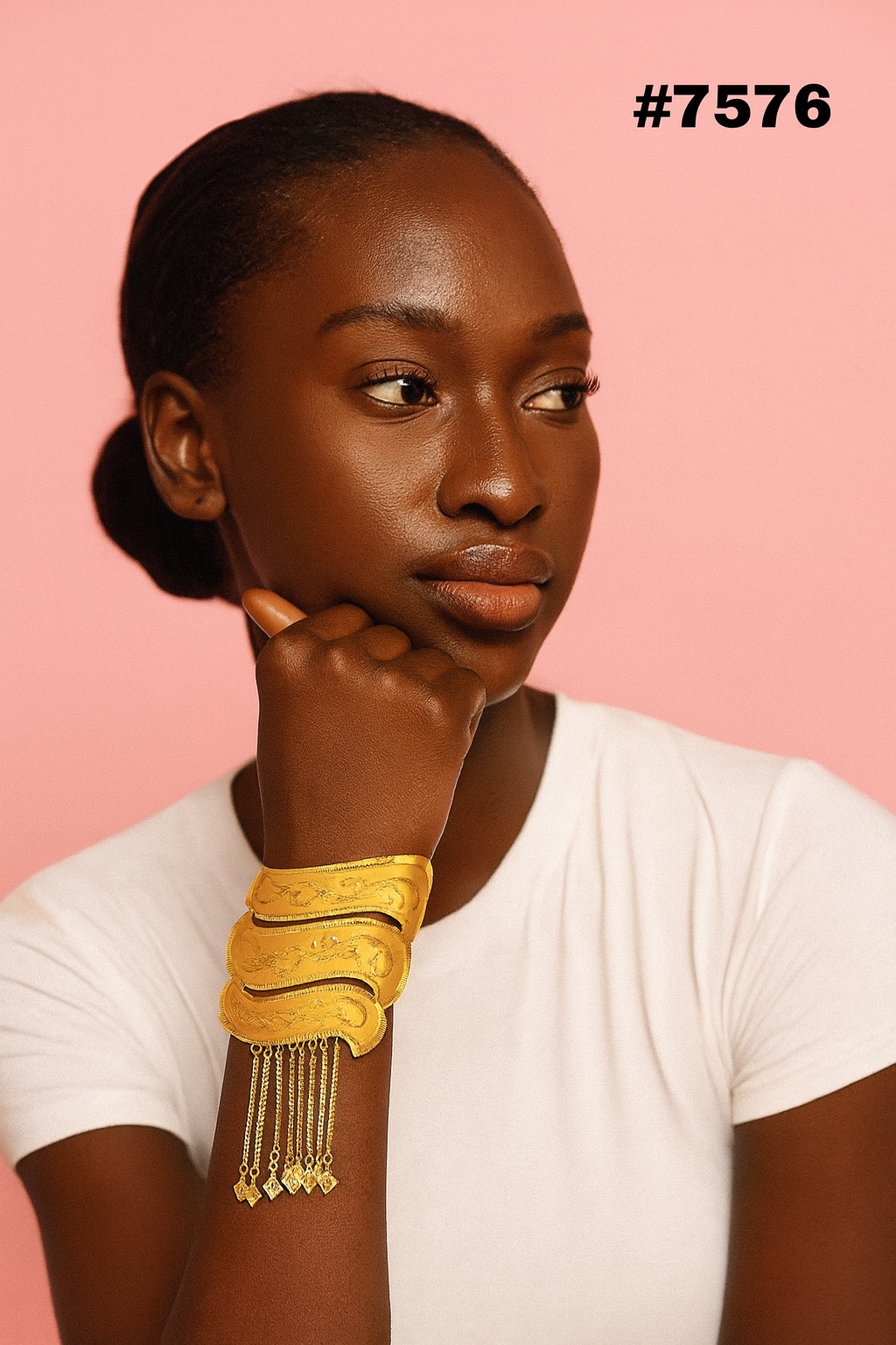 Gold Plated Jalar Bracelet Model no : 7576