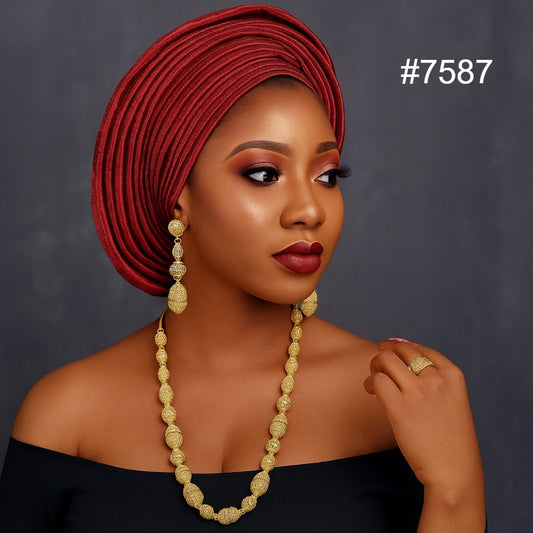 Gold Plated LONG NECKLACE 1 Gram Gold Plated Jewellery PMJ Model No : 7587