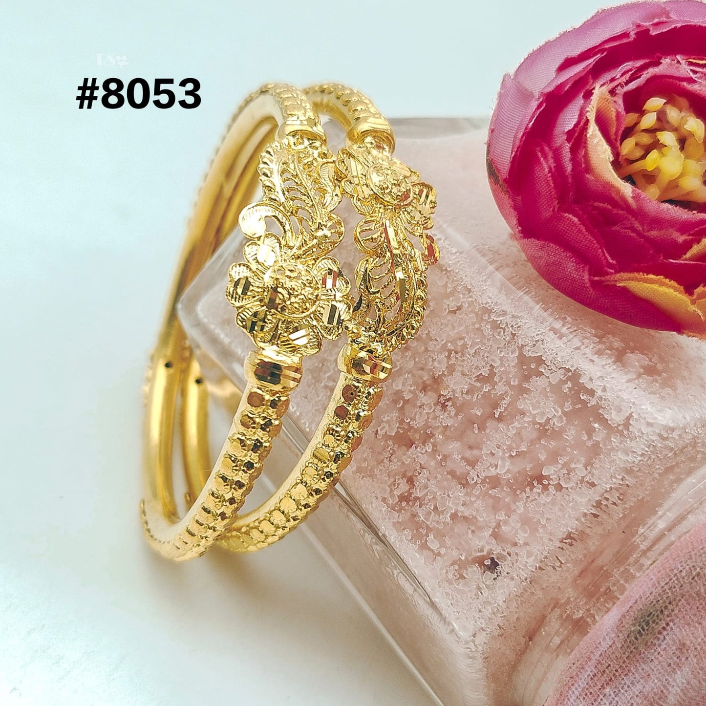 Gold Plated BANGLE 5 Gram Gold Plated Jewellery PMJ Model No : 8053