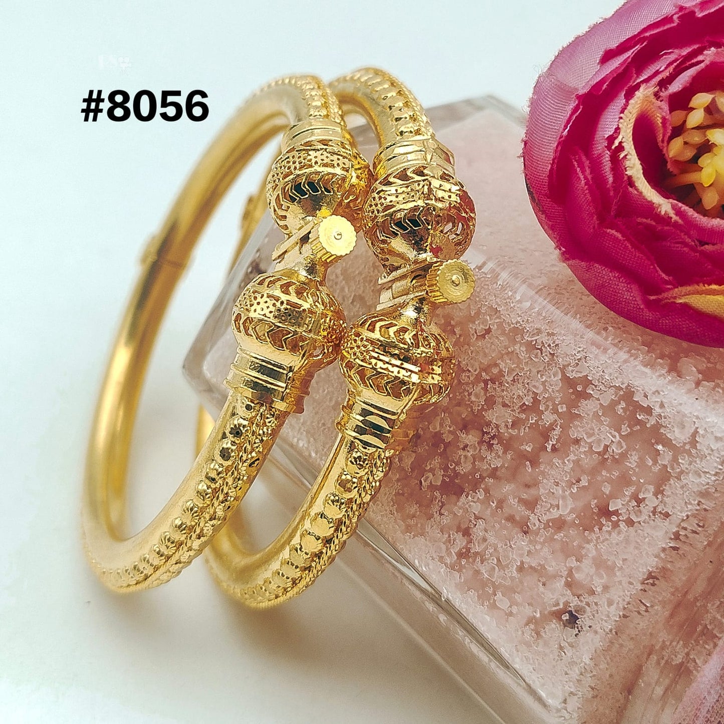Gold Plated BANGLE 5 Gram Gold Plated Jewellery PMJ Model No : 8056