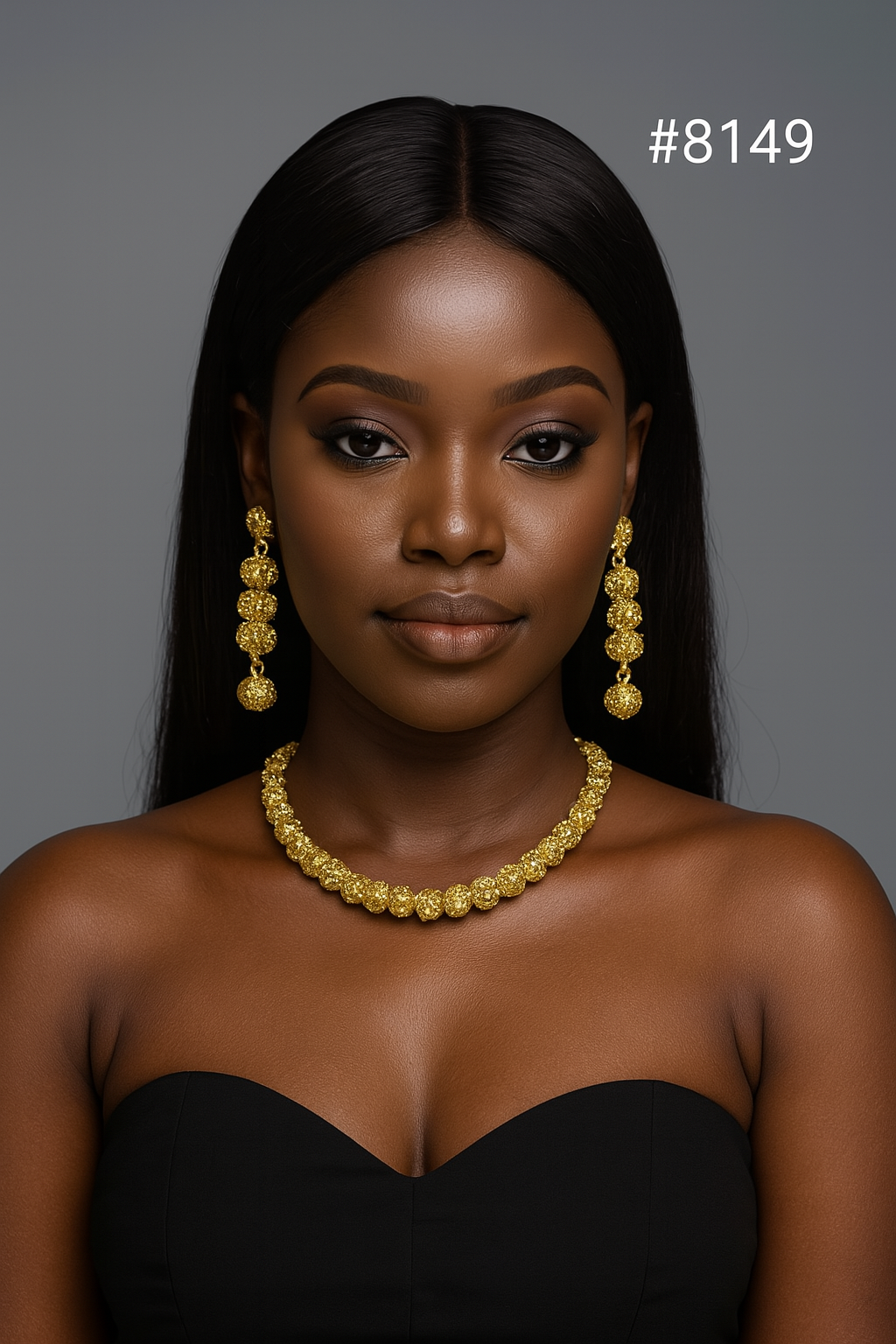 Gold Plated Short NECKLACE 5 Gram Gold Plated Jewellery PMJ Model No : 8149