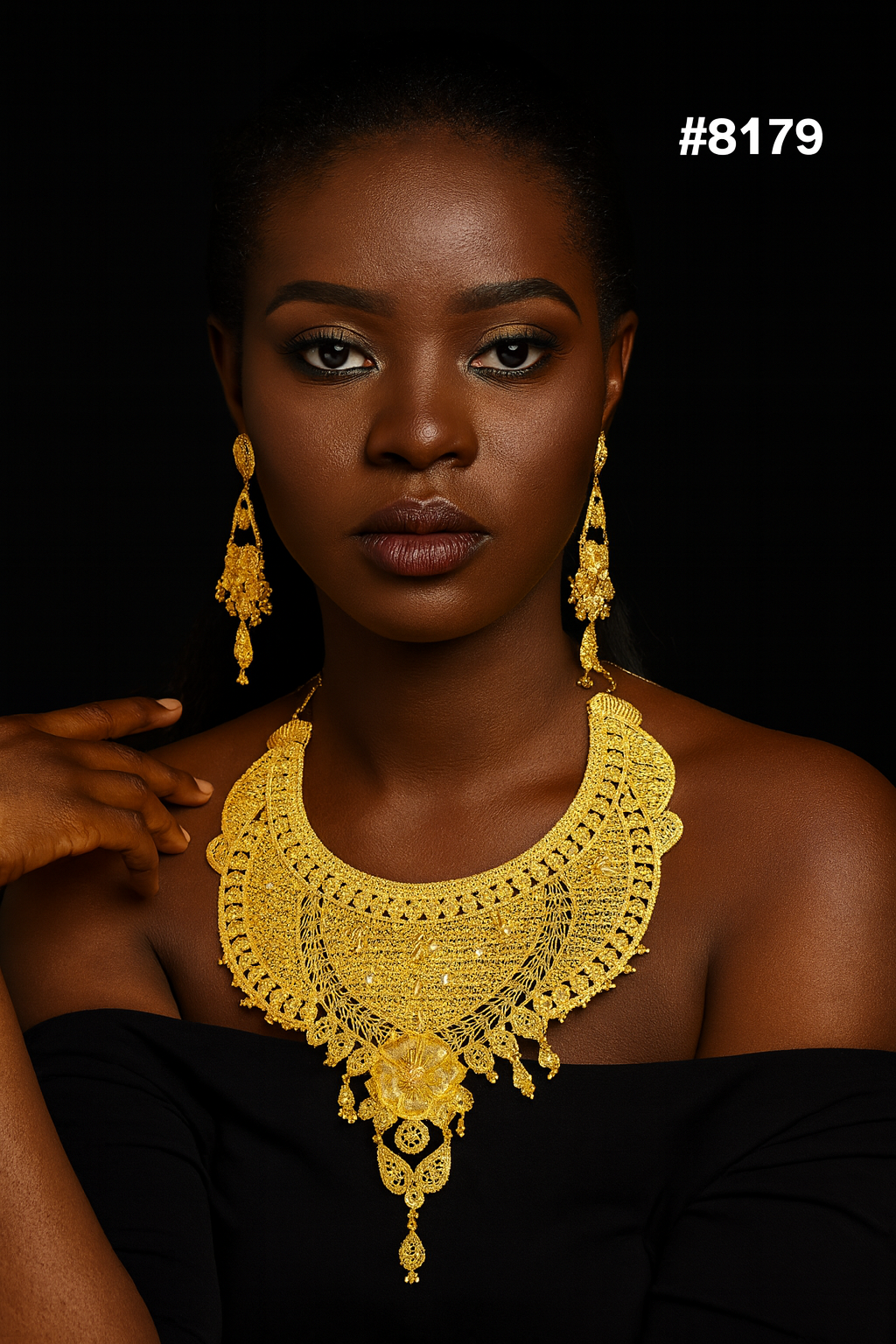 Gold Plated LONG NECKLACE 5 Grammes Gold Plated Jewellery PMJ Model No : 8179