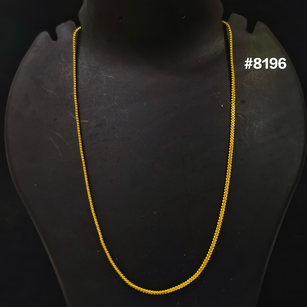 Gold Plated Chain,1 Gram Gold Plated Jewellery PMJ Model No : 8196