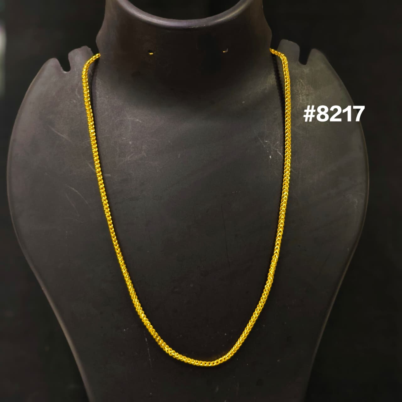 Gold Plated Chain,1 Gram Gold Plated Jewellery PMJ Model No : 8217