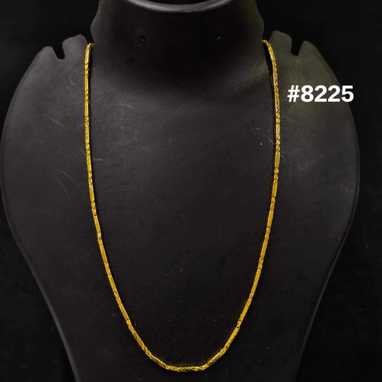 Gold Plated Chain,1 Gram Gold Plated Jewellery PMJ Model No : 8225
