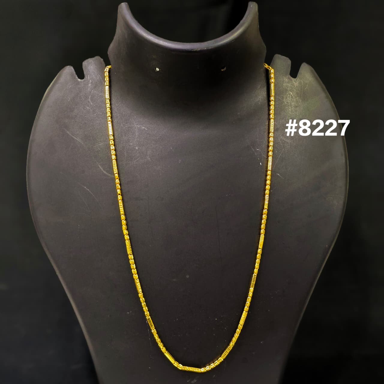 Gold Plated Chain,1 Gram Gold Plated Jewellery PMJ Model No : 8227