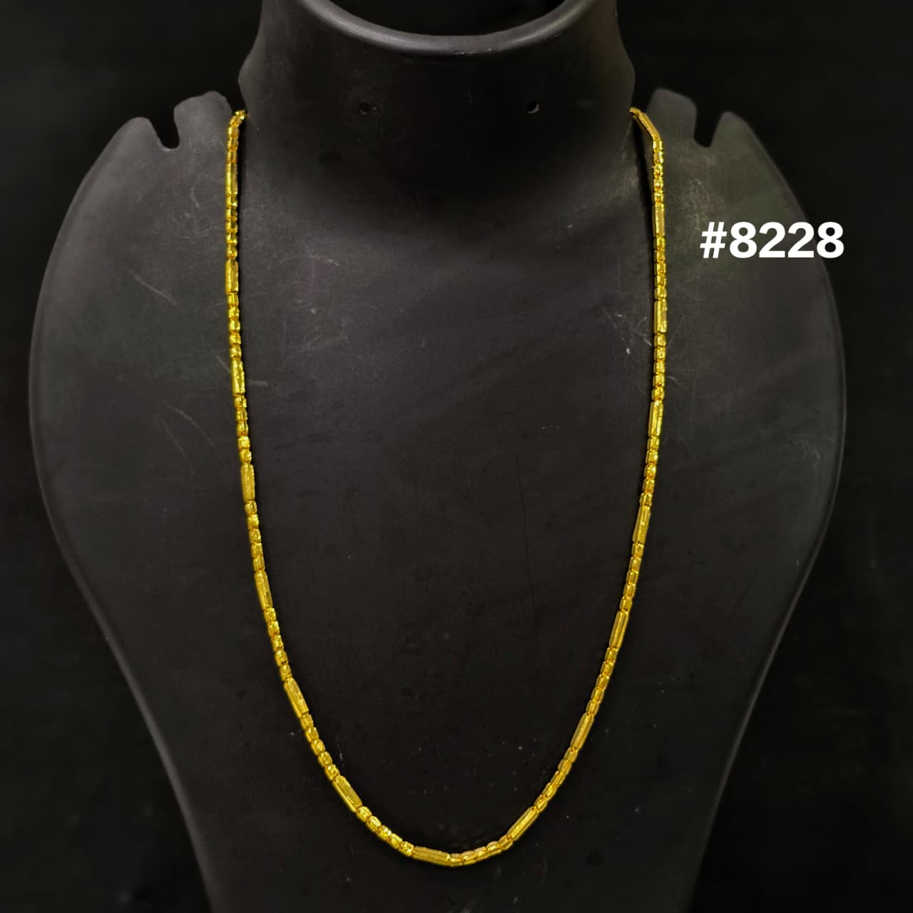Gold Plated Chain,1 Gram Gold Plated Jewellery PMJ Model No : 8228