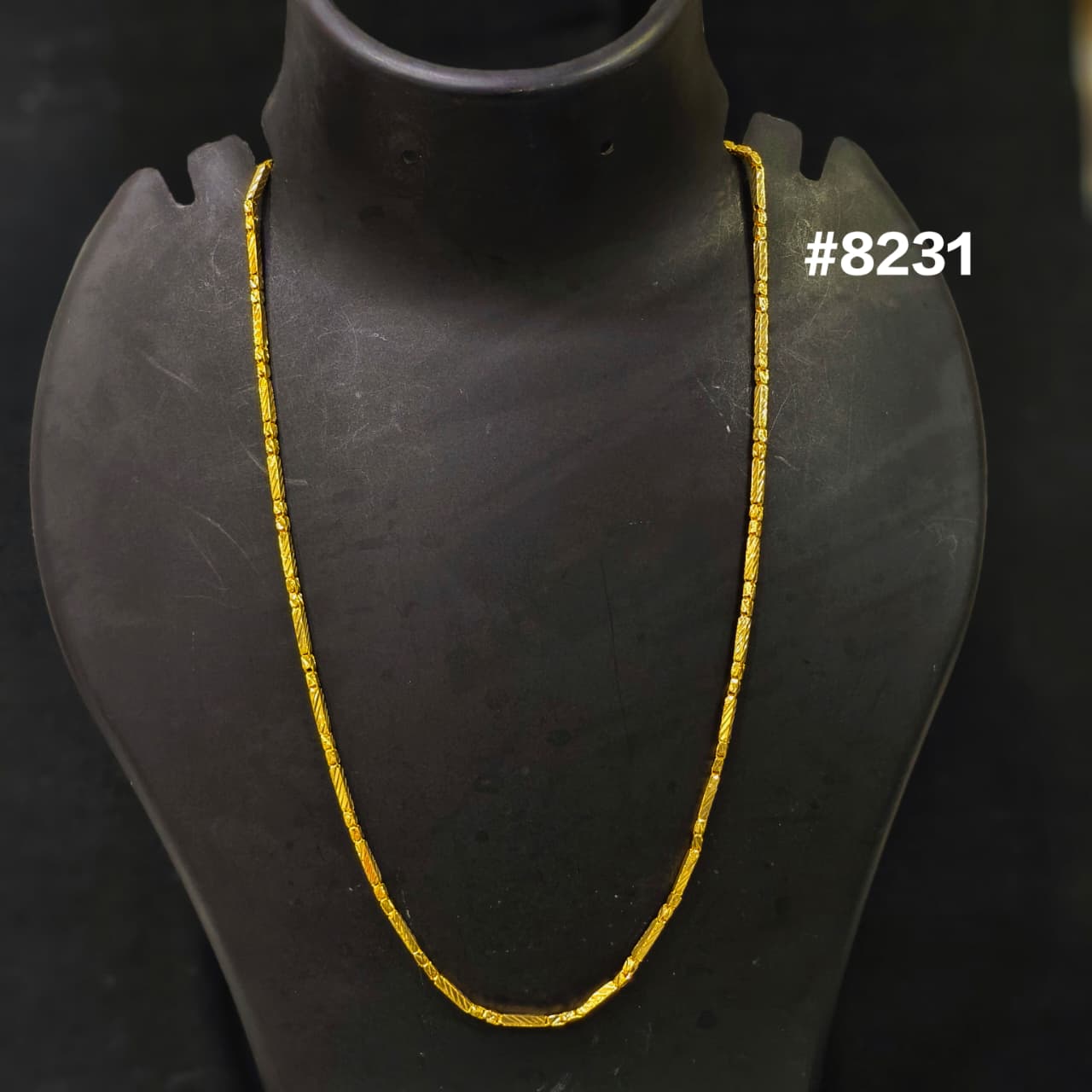 Gold Plated Chain,1 Gram Gold Plated Jewellery PMJ Model No : 8231