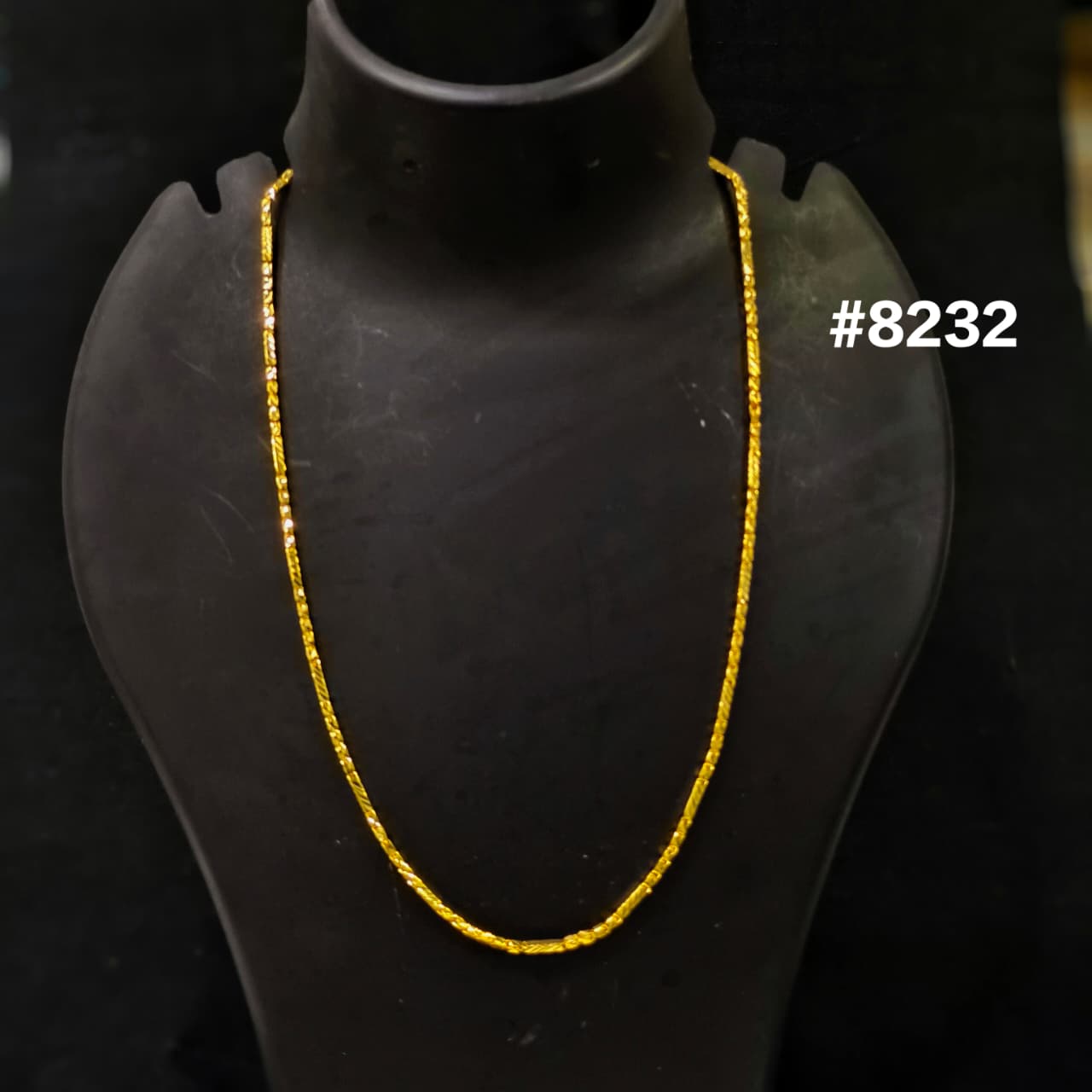 Gold Plated Chain,1 Gram Gold Plated Jewellery PMJ Model No : 8232