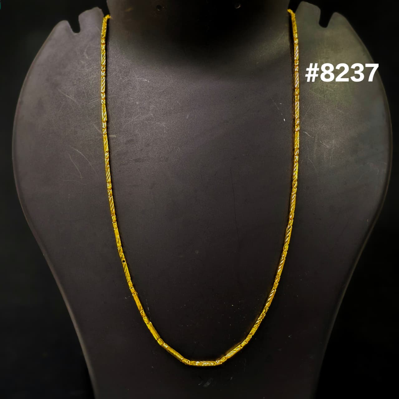 Gold Plated Chain,1 Gram Gold Plated Jewellery PMJ Model No : 8237