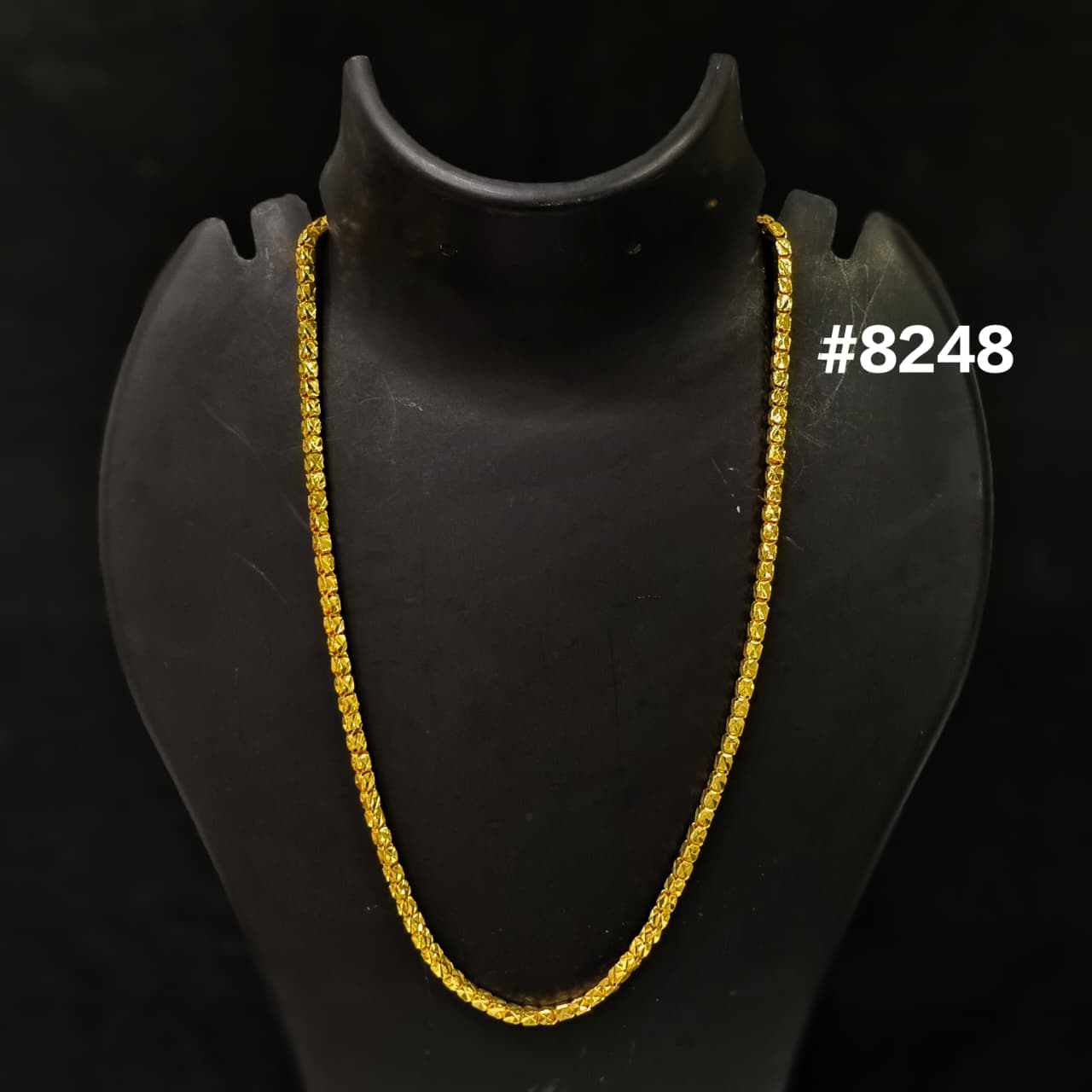 Gold Plated Chain,1 Gram Gold Plated Jewellery PMJ Model No : 8248