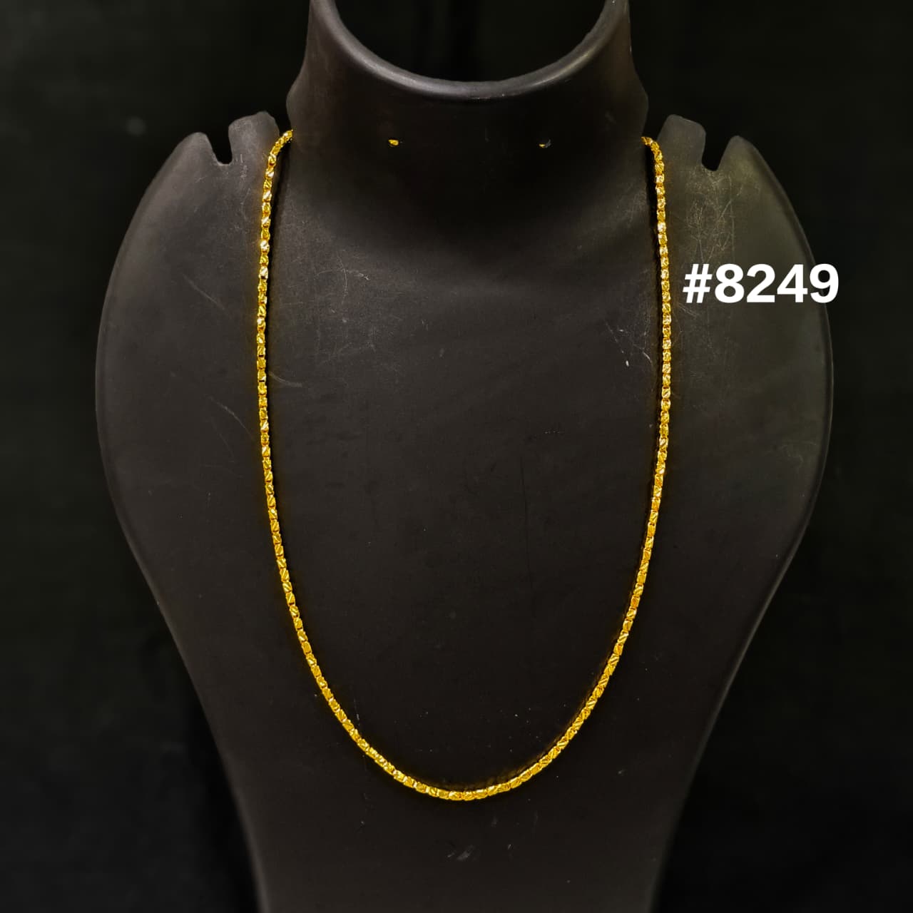 Gold Plated Chain,1 Gram Gold Plated Jewellery PMJ Model No : 8249
